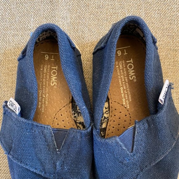TOMS Kids - Baby Tom's Tiny Alpargata Canvas Size 6 T Walker Shoe - Picture 7 of 11